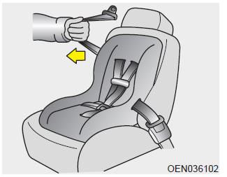 Mettre une ceinture de sécurité de passager au mode d'auto-bouclage