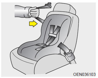 Mettre une ceinture de sécurité de passager au mode d'auto-bouclage