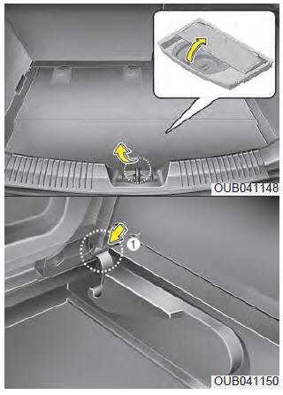 Augmentation de l'espace de chargement (si équipé)