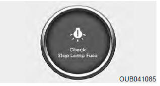 Check stop lamp fuse