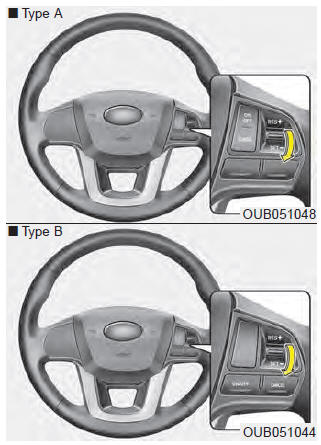 Pour réduire la vitesse réglée