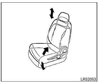 Réglage en hauteur du siège (siège du conducteur, selon l'équipement du véhicule)