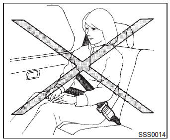 Précautions concernant l'utilisation des ceintures de sécurité