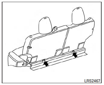 Système LATCH (Lower Anchors and Tethers for CHildren [ancrages inférieurs et courroie d'attache pour siège d'enfant]) 