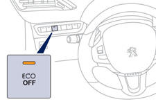 En cas de dysfonctionnement du système, le voyant de la commande «ECO OFF» clignote,
