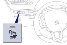 La neutralisation de la fonction s’effectue par un appui sur ce bouton. Le voyant